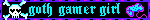 Goth gamer girl blinky