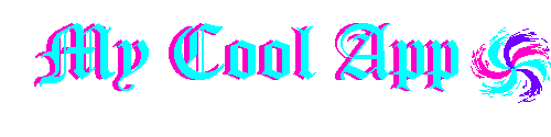 My Cool App - Header