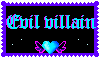 Evil villain dom top stamp