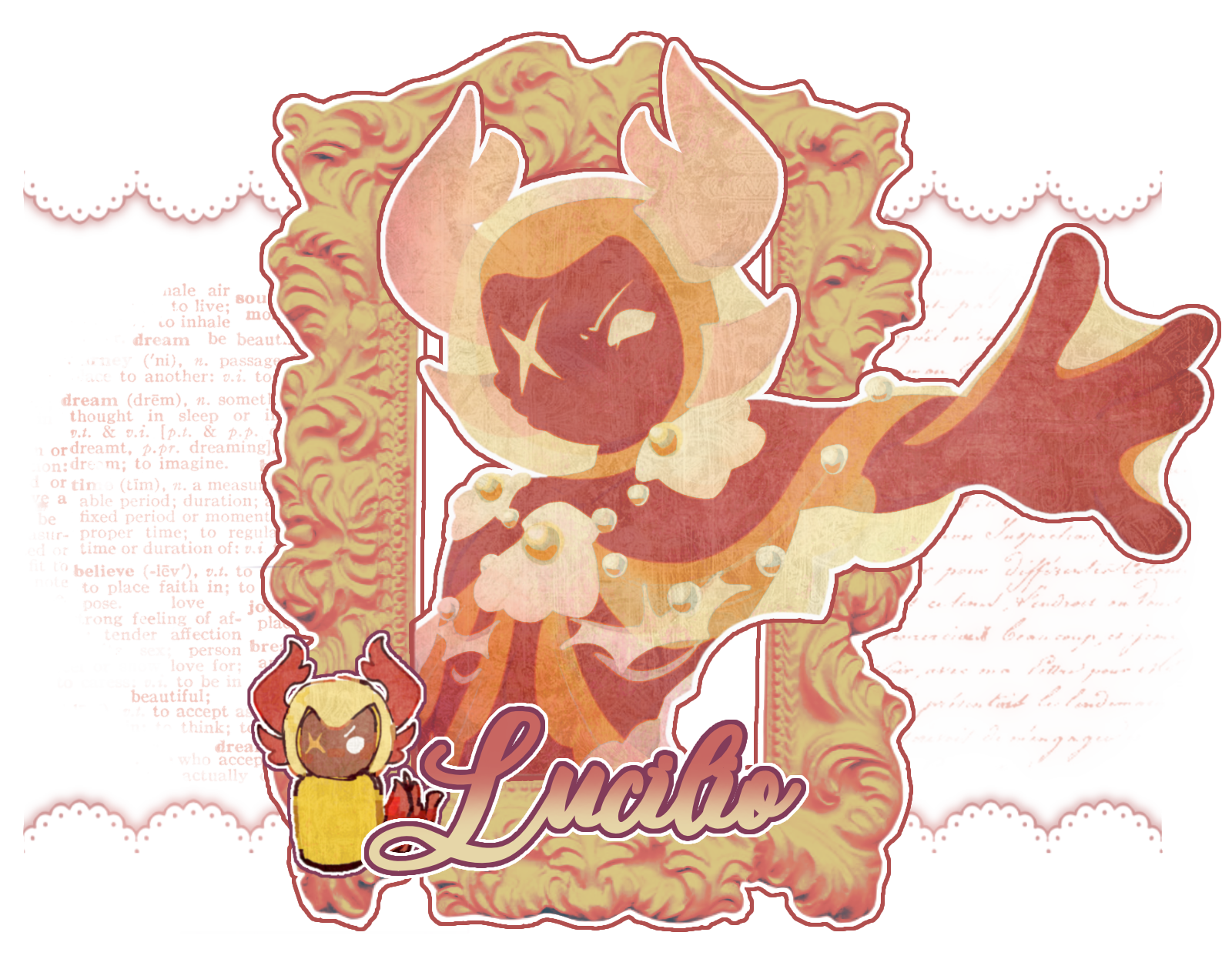 lucilio, pill baby art by 1hyperlaserw on discord, main art by cirquemeilano_ on twt