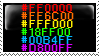 HEX code rainbow