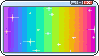 Aesthetic: rainbow pixel art window