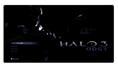 hal 3 odst menu screen