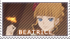 Beatrice the Golden Witch stamp