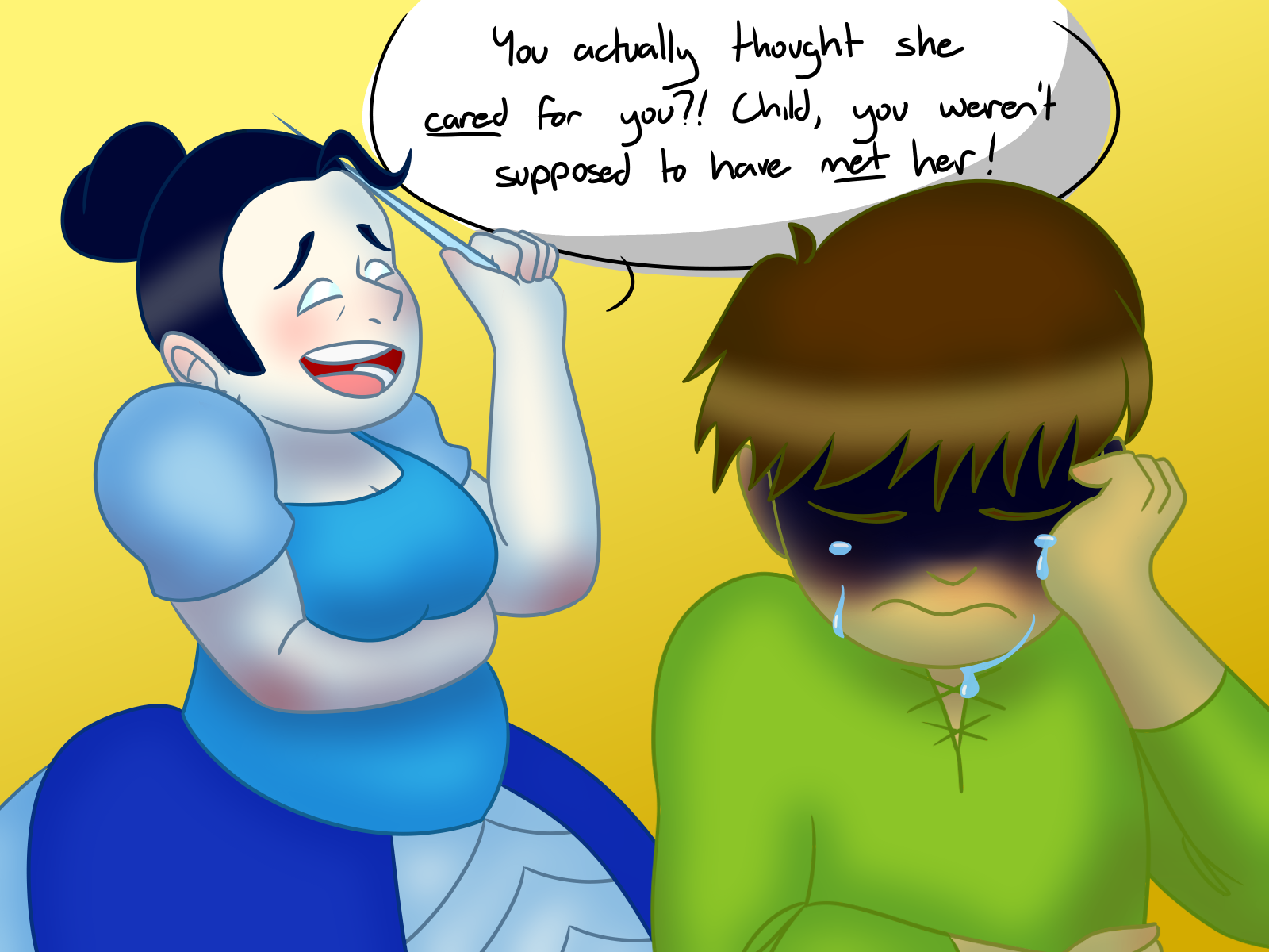 Digital art of the same scene from 2021, but not as expressive.
