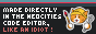 button that says made in the neocities code editor like an idiot