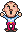 Sprite of Duster with his arms in the air