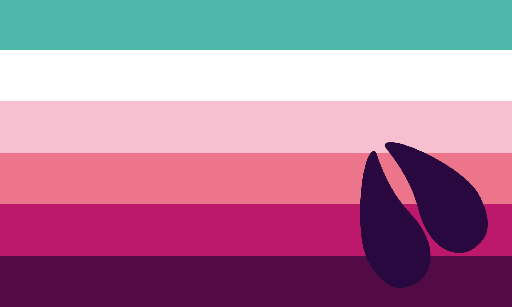 Definitive version of the Cowpride flag