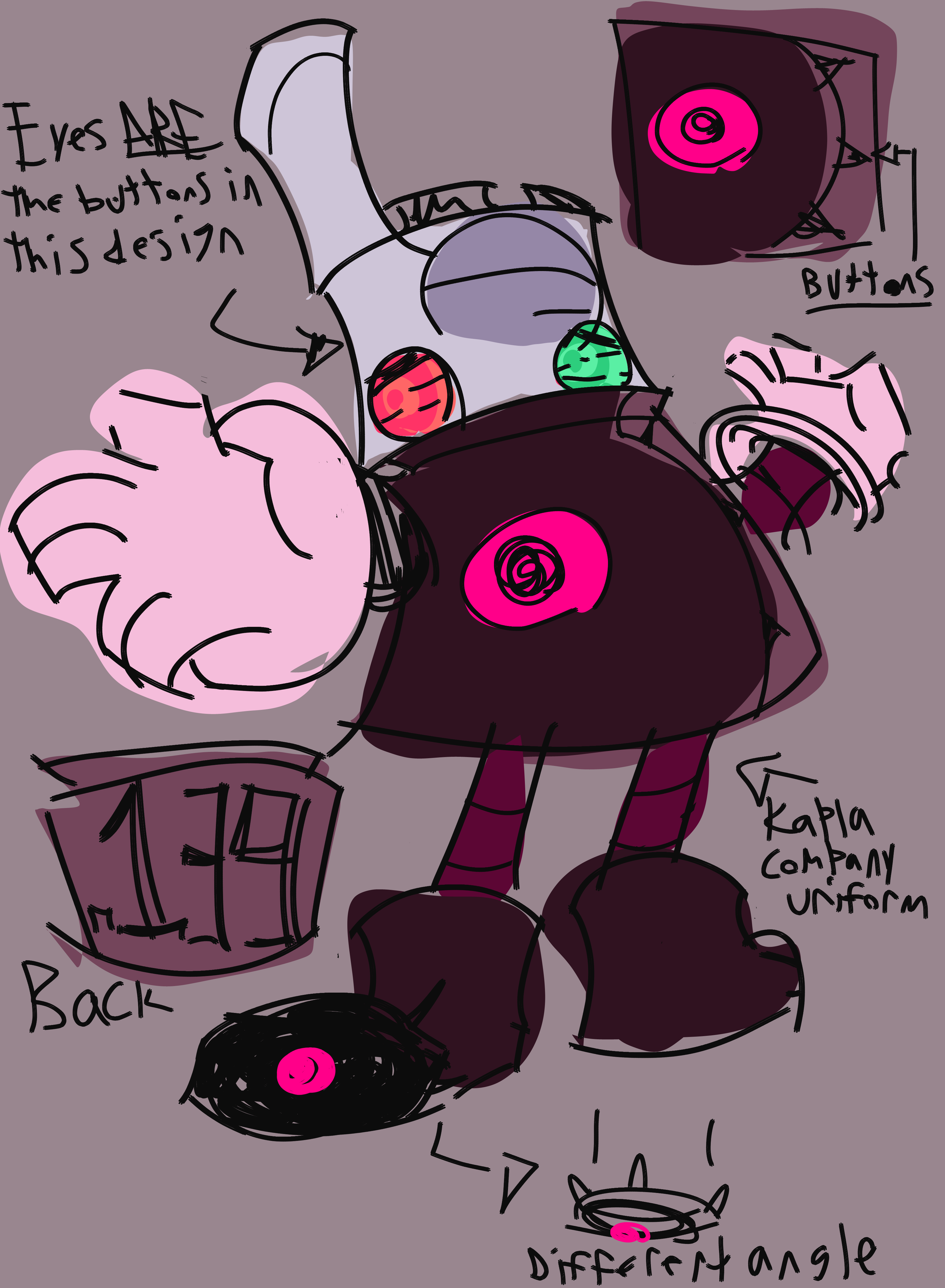 An image depicting an object head gijinka of Walkie Talkie from Cast 139.