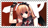 anime girl stamp