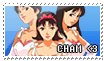 'cham <3' stamp