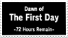 'dawn of the first day' stamp