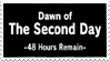'dawn of the second day' stamp