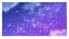 purple space stamp