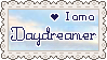 'i am a daydreamer' stamp