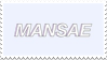 'MANSAE' stamp