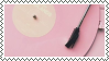 pink vinyl record stamp