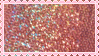 wavy pink glitter stamp