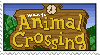 'welcome to animal crossing' stamp