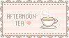'afternoon tea' stamp