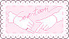 'Seventeen' on hands stamp