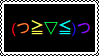 rainbow (つ≧▽≦)つ stamp