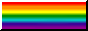 7-stripe gay pride 88x31 button with a black & white border (blank)