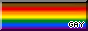 philadelphia 8-stripe gay pride 88x31 button with a colour border