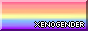 xenogender pride (no symbol) 88x31 button with a colour border
