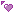 fuchsia pixel heart cursor