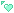 seafoam pixel heart cursor
