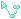 seafoam pixel heart with arrow cursor