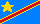 Congo flag with no border