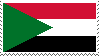 unadorned Sudan flag web stamp