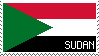 Sudan flag that says 'Sudan' web stamp