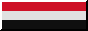 an 88x31 button with a black & white border that features an unadorned Yemen flag