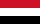 Yemen flag with no border