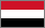 Yemen flag with a grey border
