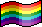 7-stripe pixel pride flag (with shading)