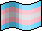 transgender pixel pride flag (with shading)
