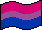 bisexual pixel pride flag
