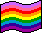 9-stripe pixel pride flag