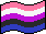 genderfluid pixel pride flag