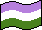 genderqueer pixel pride flag