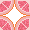 pink grapefruit on a transparent background (glittery)