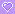 a heart on a light purple background with a darker purple outline