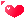 a red heart cursor