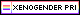 xenogender pride web badge (black outline) (gif)