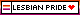 lesbian pride web badge (flag outline) (gif)