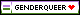 genderqueer pride web badge (black outline)